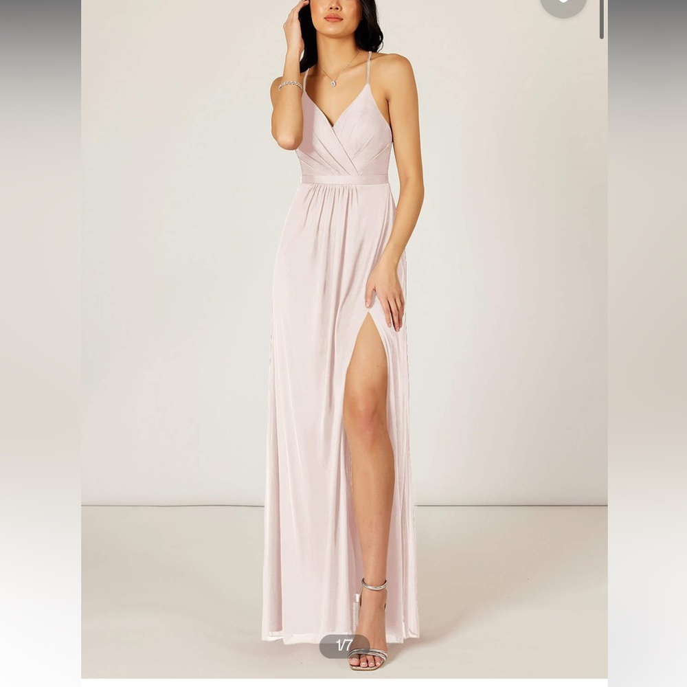 Azazie Luxy Dress in ivory (white)
